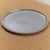 Hasami Porcelain Home Kitchen Dishware 10" Glazed Plate Dark Gray / 10" D X 1/2" H