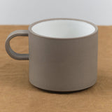 Hasami Porcelain Home CoffeeTea 11 oz Glazed Mug Ash White / 3 3/8" D X 2 7/8" H