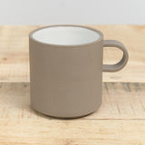 Hasami Porcelain Home CoffeeTea 13 oz Glazed Mug Ash White / 3 3/8" D X 3 1/2" H