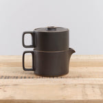 Hasami Porcelain Home CoffeeTea Coffee Dripper with Teapot Black / 5 5/8" Dia X 7 3/8" H