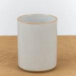Hasami Porcelain Home CoffeeTea Container/Tumbler Gloss Gray / 3 3/8" D X 4 1/8" H