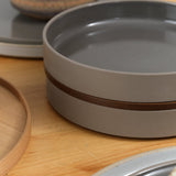 Hasami Porcelain Home Kitchen Dishware Large Glazed Shallow Bowl