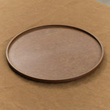 Hasami Porcelain Home Kitchen Serving Large Richlite Tray Dark Brown / 8 5/8" D X 1/2" H