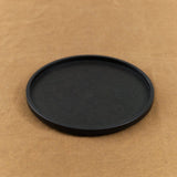 Hasami Porcelain Home Kitchen Serving Medium Richlite Tray Black / 5 5/8" D X 1/2" H