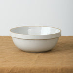 Hasami Porcelain Home Kitchen Dishware Mid-Deep Round Bowl Gloss Gray / 7 3/8" D X 2 7/8" H
