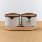 Hasami Porcelain Home Kitchen Serving Small Ash Wooden Oval Tray Ash / 6 3/4" L X 3.3/8" W X 7/8" H