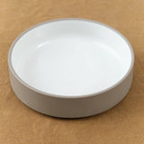 Hasami Porcelain Home Kitchen Dishware Small Glazed Shallow Bowl Ash White / 5 5/8" D X 1 3/8" H