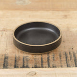 Hasami Porcelain Home Kitchen Dishware Small Plate Black / 3 3/8" D X 7/8" H