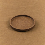 Hasami Porcelain Home Kitchen Serving Small Richlite Tray Dark Brown / 3 3/8" D X 1/2" H
