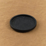 Hasami Porcelain Home Kitchen Serving Small Richlite Tray Black / 3 3/8" D X 1/2" H