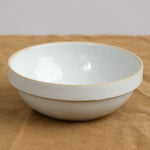 Hasami Porcelain Small Shallow Bowl in Gloss Gray 