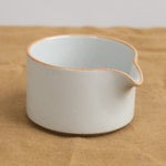 Hasami Porcelain Home CoffeeTea Creamer Gloss Gray / 3 3/8" D X 2 1/8" H