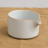 Hasami Porcelain Home CoffeeTea Creamer Gloss Gray / 3 3/8" D X 2 1/8" H