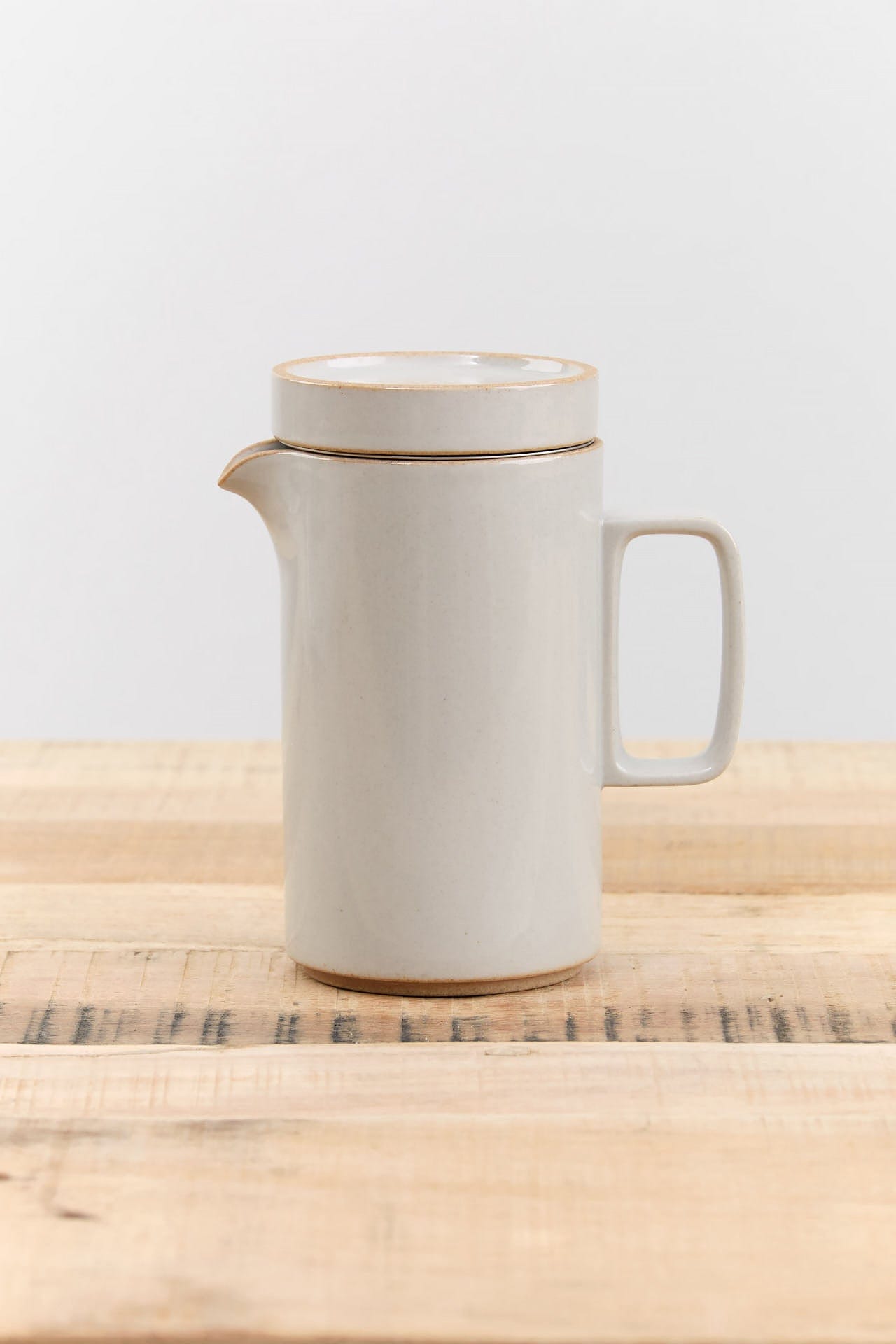 Hasami Porcelain Home CoffeeTea Tall Tea Pot Gloss Gray