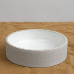 Humble Ceramics Cazuela Platter in Greystone with a Snow White Glaze