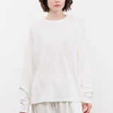 Ichi Antiquities Apparel Womens Lounge Cotton Loose Pullover White / One Size