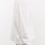 Ichi Antiquities Apparel Womens Lounge Cotton Loose Pullover White / One Size