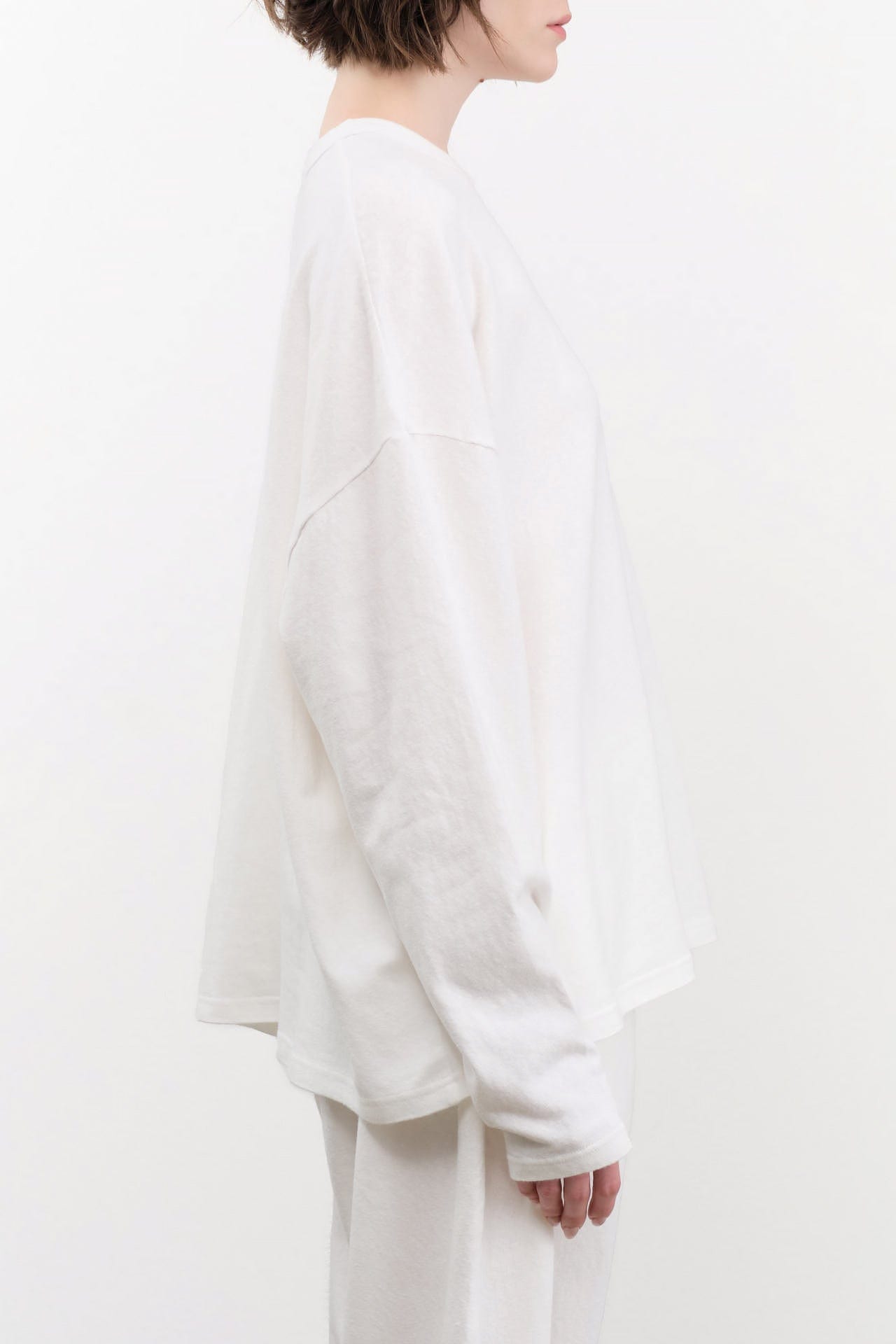 Ichi Antiquities Apparel Womens Lounge Cotton Loose Pullover White / One Size