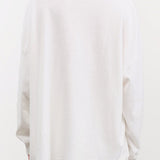 Ichi Antiquities Apparel Womens Lounge Cotton Loose Pullover White / One Size