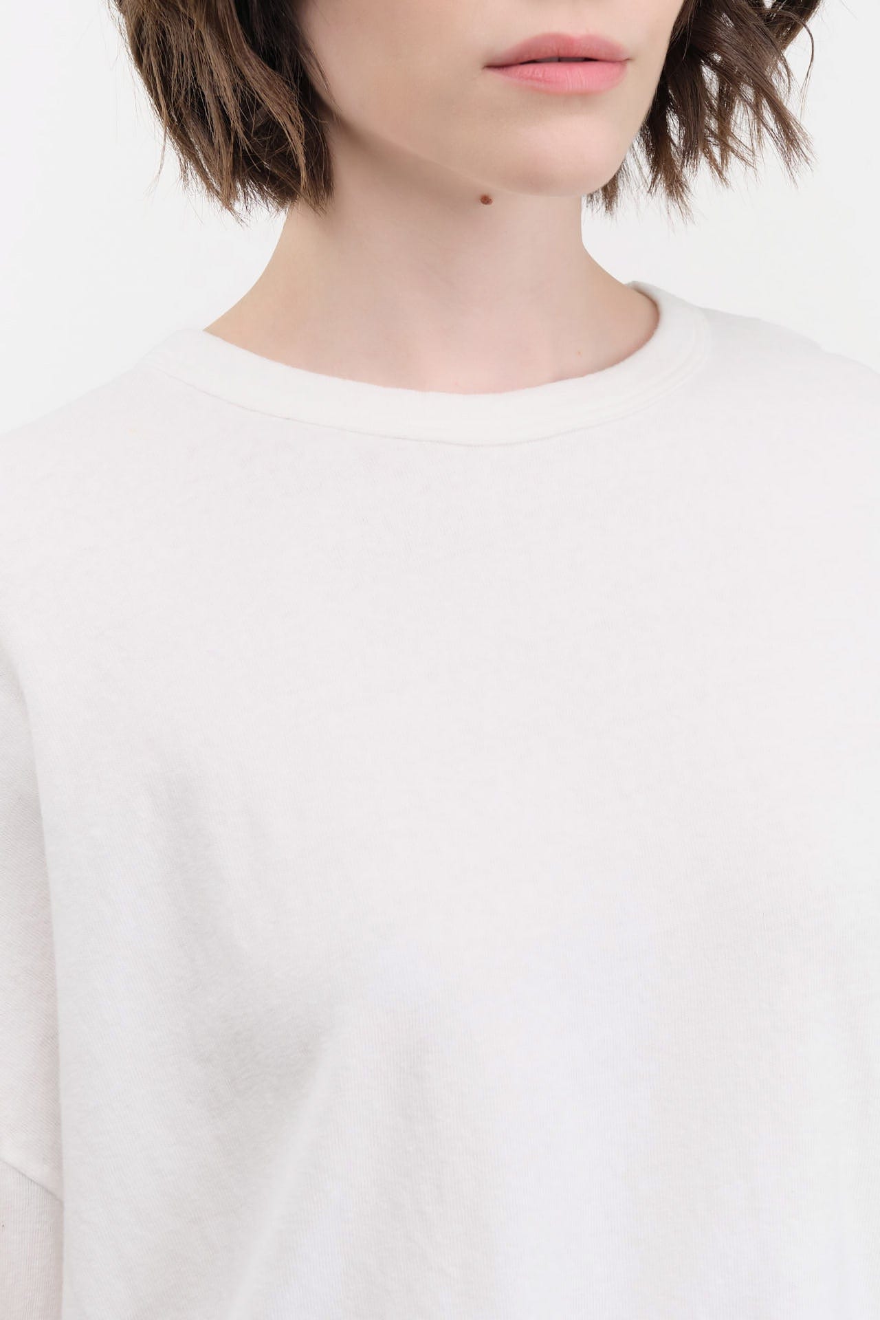 Ichi Antiquities Apparel Womens Lounge Cotton Loose Pullover White / One Size