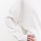 Ichi Antiquities Apparel Womens Lounge Cotton Loose Pullover White / One Size