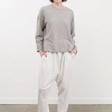 Ichi Antiquities Apparel Womens Lounge Cotton Pants in White White / One Size