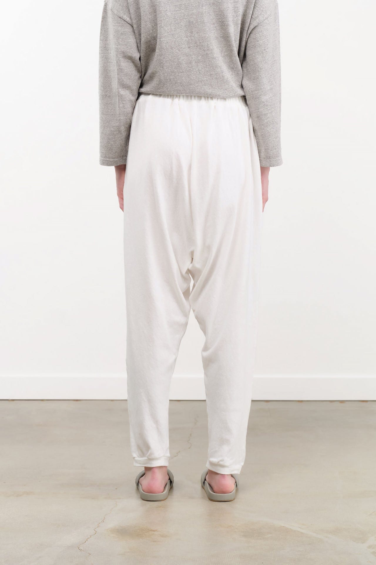 Ichi Antiquities Apparel Womens Lounge Cotton Pants in White White / One Size