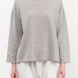 Ichi Antiquities Apparel Womens Lounge Cotton Pullover Gray / One Size