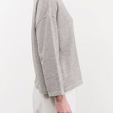 Ichi Antiquities Apparel Womens Lounge Cotton Pullover Gray / One Size