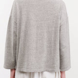 Ichi Antiquities Apparel Womens Lounge Cotton Pullover Gray / One Size