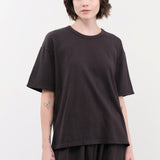 Ichi Antiquities Apparel Womens Lounge Cotton T-Shirt in Black Black / One Size