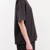 Ichi Antiquities Apparel Womens Lounge Cotton T-Shirt in Black Black / One Size