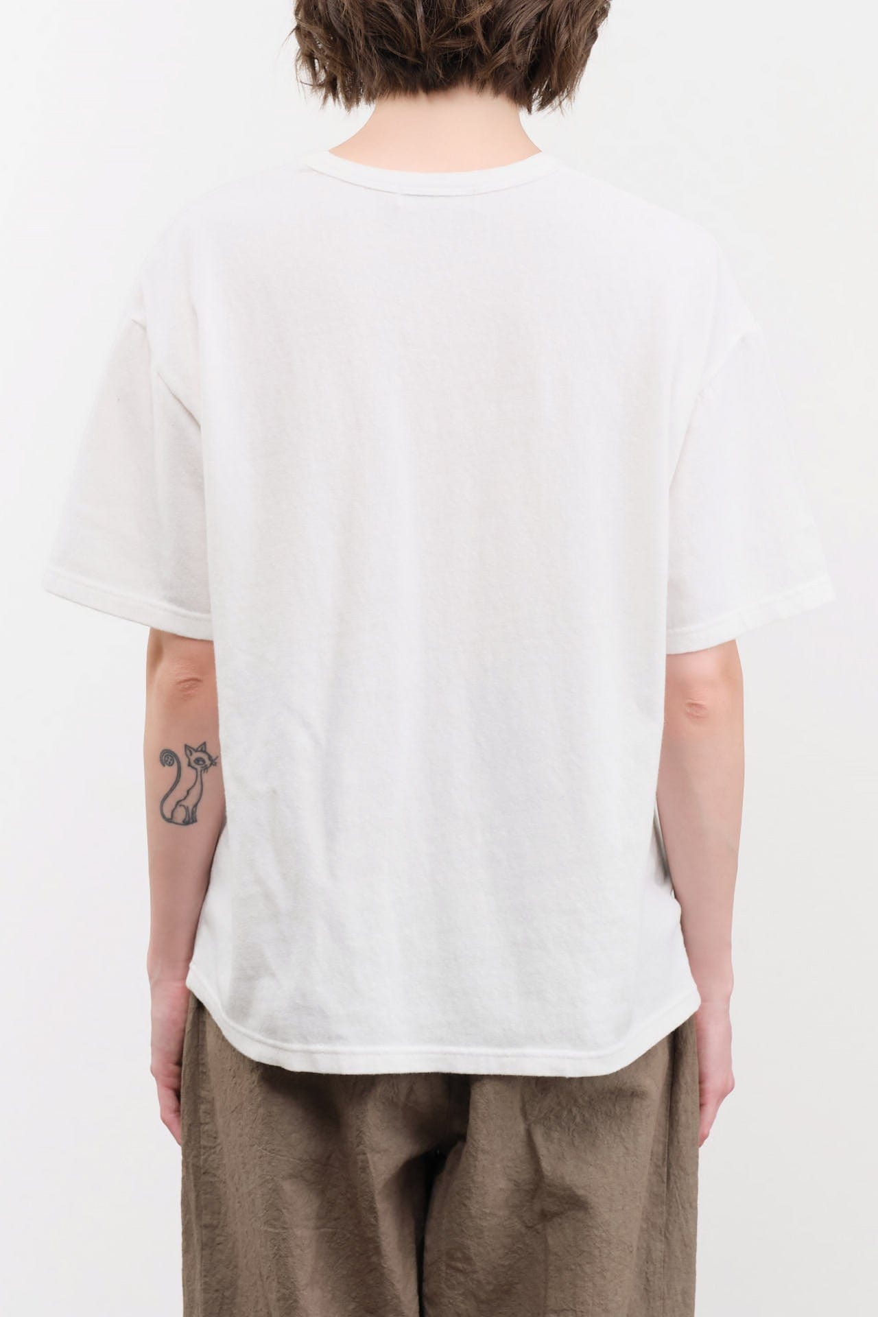 Ichi Antiquities Apparel Womens Lounge Cotton T-Shirt in White White / One Size