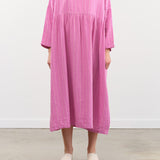 Ichi Antiquities Apparel Womens Dresses Dobby Stripe Dress Pink x Natural / One Size
