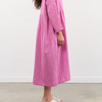 Ichi Antiquities Apparel Womens Dresses Dobby Stripe Dress Pink x Natural / One Size