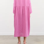 Ichi Antiquities Apparel Womens Dresses Dobby Stripe Dress Pink x Natural / One Size