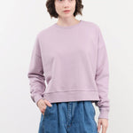 Ichi Antiquities Apparel Womens Lounge French Terry Pullover Lavender / One Size