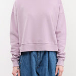 Ichi Antiquities Apparel Womens Lounge French Terry Pullover Lavender / One Size