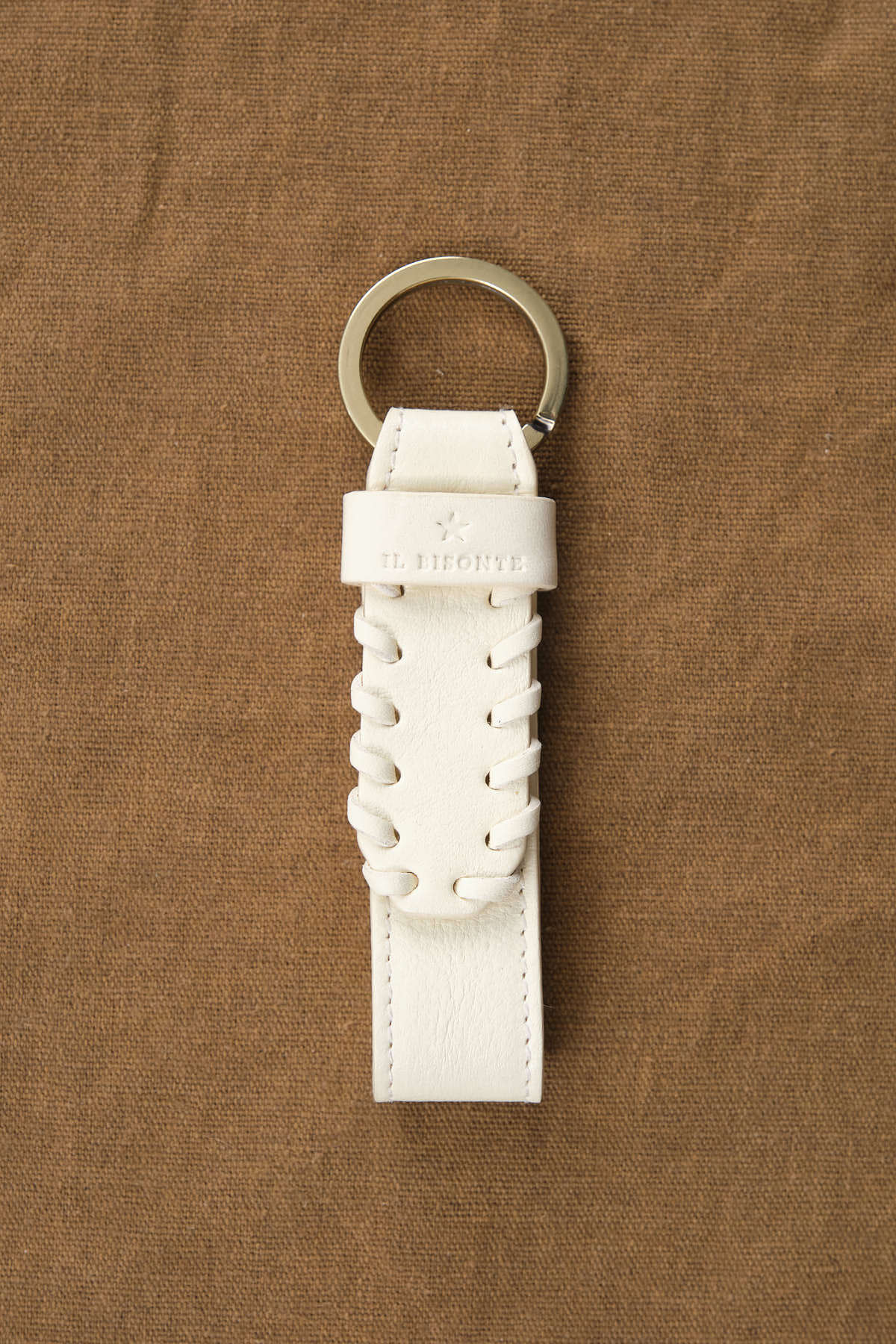 Il Bisonte Accessories Keychains La Fiaba Key Holder Milk