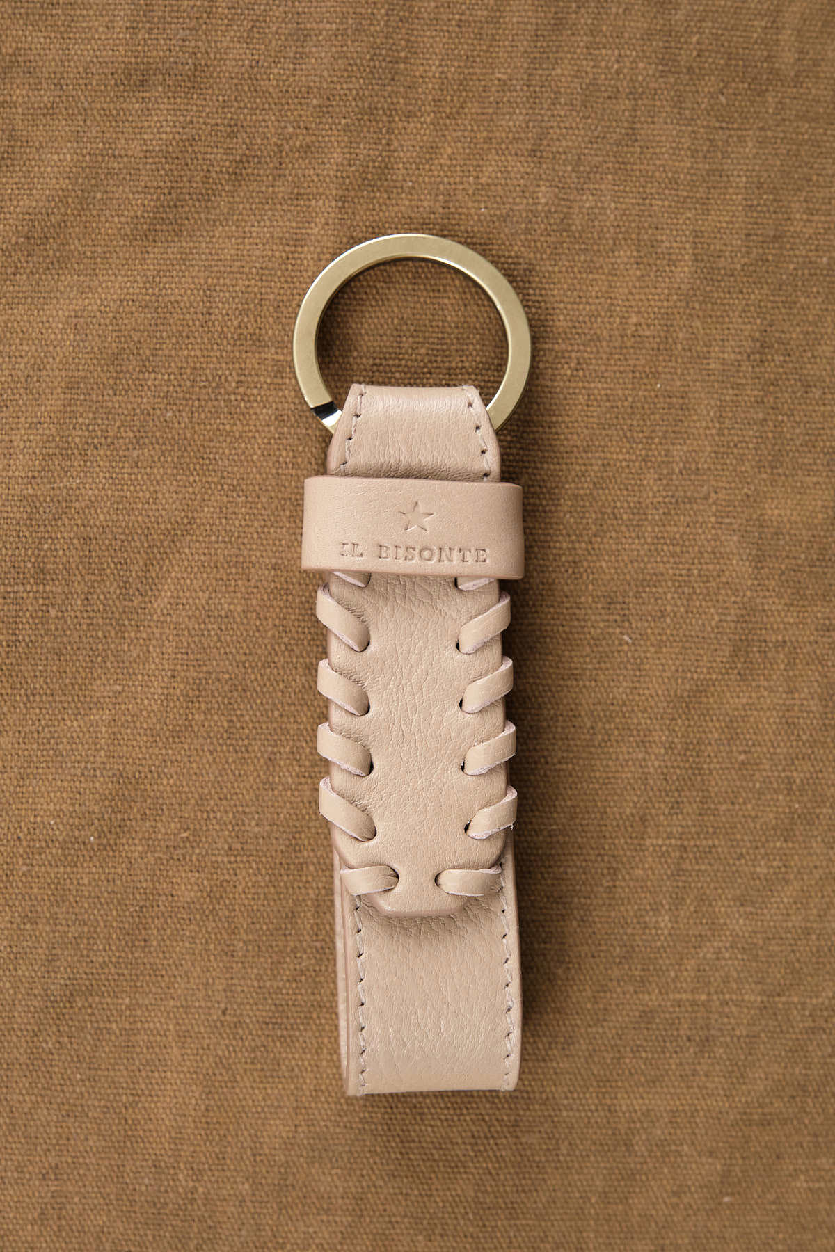Il Bisonte Accessories Keychains La Fiaba Key Holder Caffe Latte