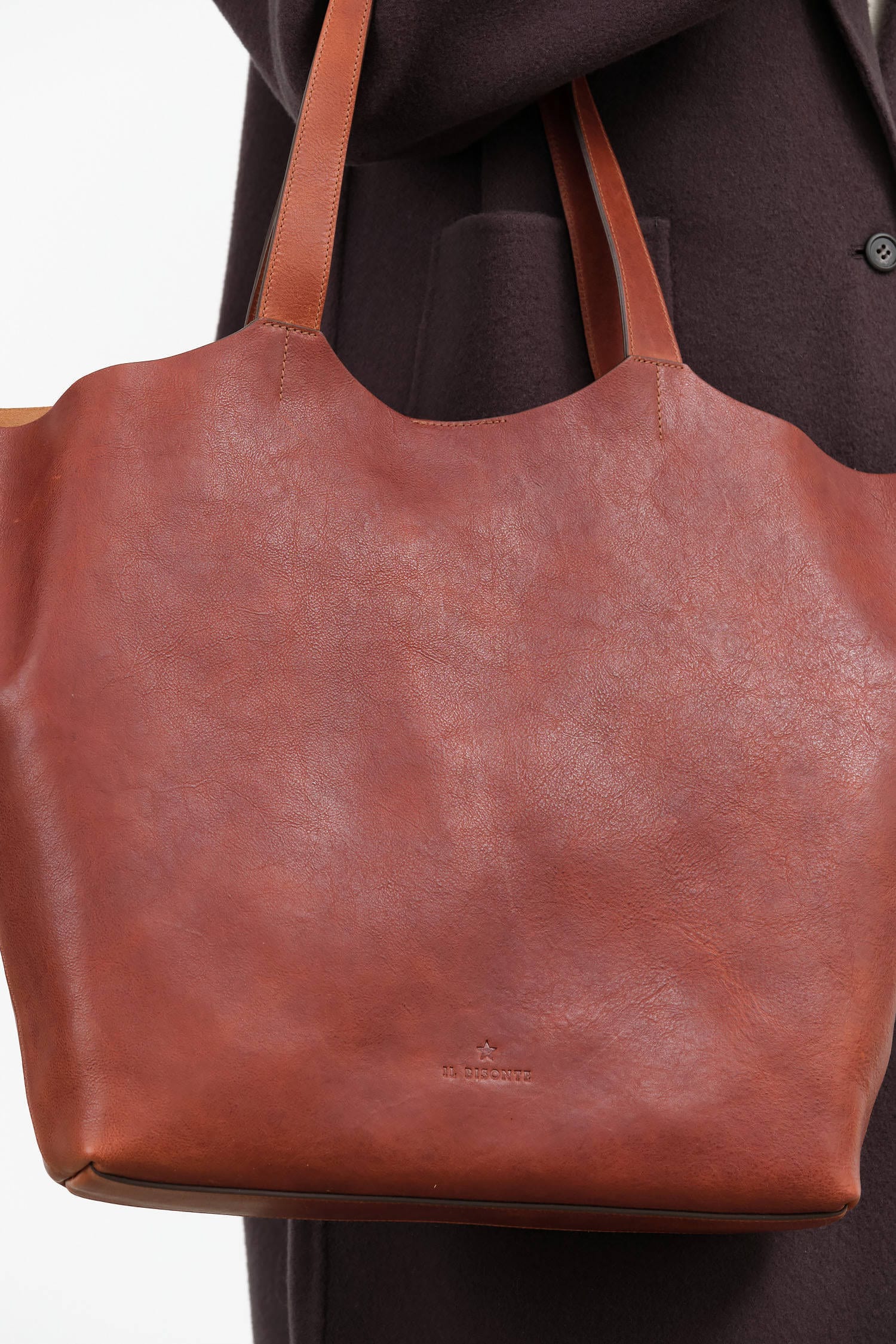Il Bisonte Accessories Bags Le Laudi Tote Bag Seppia / 20.5" L X 15.5" H X 3" D