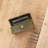 Il Bisonte Accessories Bags Musa Lipstick Holder in Verde Rugiada Verde Rugiada / 4" L X 1.5" W X 1.25" D