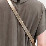 Il Bisonte Accessories Bags Oliveta Belt Bag in Platino Platino / 11" L X 6" H X 2" D
