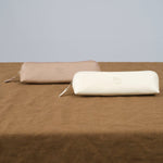 Il Bisonte Accessories Wallets Pencil Case in Milk Milk / 8" L X 1.25" H X 1.5" D