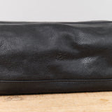 Il Bisonte Accessories Bags Populonia Cowhide Beauty Case in Nero Nero / 9" L X 4.5" H X 5" D