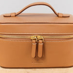 Il Bisonte Accessories Bags Small Musa Beauty Case Gianduia / 7" L X 4.24" W X 4" D