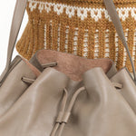 Il Bisonte Accessories Bags Tessa Bucket Bag Tortora / 9.75" L X 11.75" H X 6" D