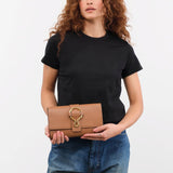Il Bisonte Accessories Bags Consuelo Clutch Bag in Chocolate Chocolate / 9.5" L X 6.25" W 1.5" D