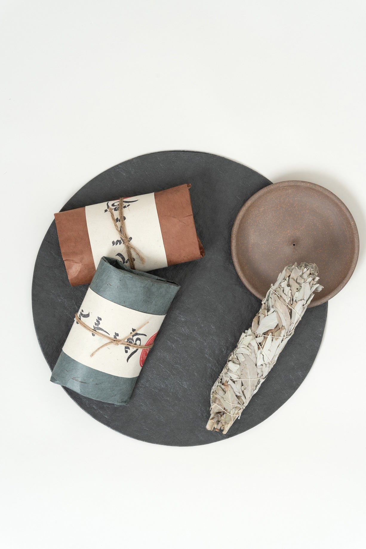 Gift Wrapped Bath & Meditate Bundles with sage