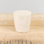 Isabel Halley Ceramics Home Kitchen Dishware Wine Cups Plain / 1.75" D X 3.25" H